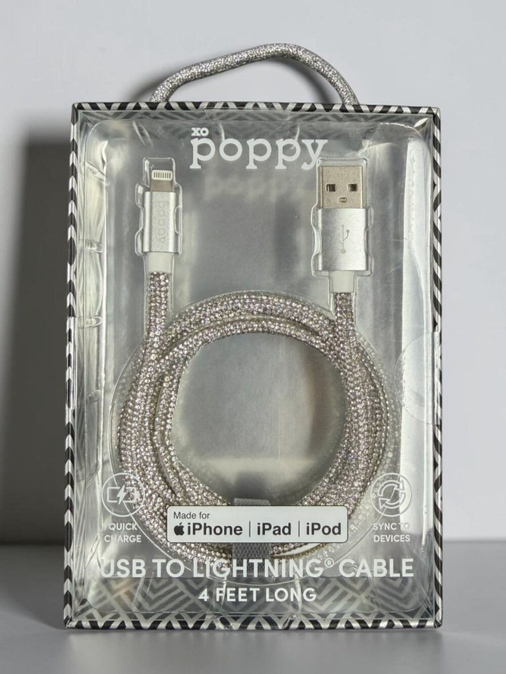 XO Poppy iphone//Ipad USB lightening cable